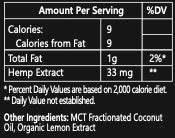 CBD Tincture Lemon - 1000 mg