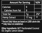 CBD Tincture Lemon - 500 mg